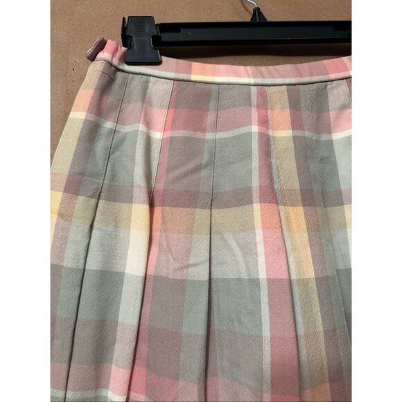 Vintage Pendleton Pastel Plaid Skirt - Picture 2 of 7